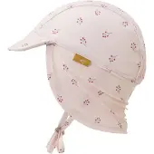 Fresk UV 50+ Zonnehoed voor kinderen 86 - Beschermende Reishoed - Hoofdbescherming Meisjes - Ecru - Berries