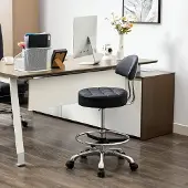 Dripio Ergonomische bureaustoel, in hoogte verstelbaar 20-27 inch, zwart