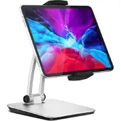 Mobigear Tablet Standaard | Desk Zilver Verstelbaar
