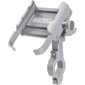 AdroitGoods Telefoonhouder Fiets & Motor – Aluminium – 360° Rotatie – Schokbestendig – Universeel – Grijs