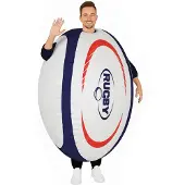Original Cup - Opblaasbaar rugbybal kostuum voor volwassenen
