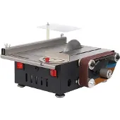 OEM Tafelzaag, 2-in-1 functionaliteit, instelbare snelheid, lichtzilver, 100V-240V EU-stekker