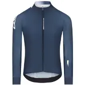 Q36.5 - Gregarius Hybrid Collar Fade L/S Jersey - Fietsshirt S, blauw