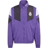 Adidas Trainingsjack 'Real Madrid EQT' lila / zwart / wit