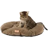 Ferplast Kussen voor honden en katten STUART 45/2, dubbelzijdig, tweed en zachte fluweel, wasbaar