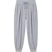 Tommy Life Mid-waist dunne jersey joggingsbroek met zak