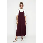 Bianco Dames midi-jurk