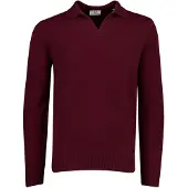 Born with Appetite trui v hals bordeaux