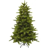 Triumph tree Wyoming Spar - Kerstboom met 460 Dennentakjes en Inhaakconstructie - Kerstversiering voor Binnen met Natuurlijke Uitstraling - Kunstboom met Harde PVC-naalden - H155 x Ø117 cm - Groen