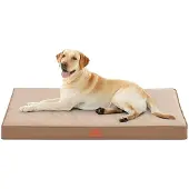 OEM Orthopedisch hondenbed, 112x81 cm, bruin, wasbaar, antislip