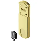 Disec Magnetische vergrendelingsplaat 'Mg 220' met PVD-coating in messingkleur