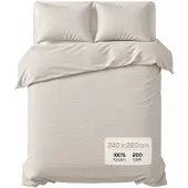 Zydante Dekbedovertrekset Mousseline Micro - Off White