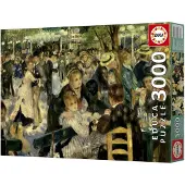 Educa Puzzel - - Dans in het Moulin de la Galette - 3000 stukjes - 120 x 85 cm - vanaf 15 jaar