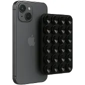 Mobigear Zuignap Telefoonhouder | EasyMount - 24 Suction Cup - Zwart Universeel