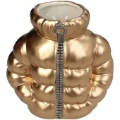 Kersten vaas dolomiet ski jas 17.5x9.5x17.5cm goud
