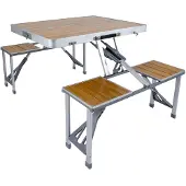 Bo Camp - Picknicktafel - Bamboe - Inklapbaar