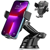 PromoHome Universele Autotelefoonhouder - 360° Draaibaar met Veelzijdige Bevestiging