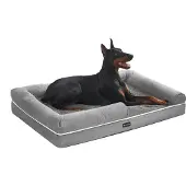 Feandrea orthopedisch hondenbed, 120x85 cm, grijs