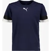 Puma Functioneel shirt 'TeamRise' donkerblauw / zwart / wit
