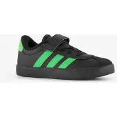 Adidas VL Court 3.0 EL leren kinder sneakers zwart groen maat 32