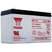 Yuasa NP7-12 VRLA AGM Loodaccu (12 V 7 Ah, F1 terminal)