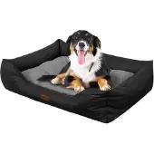 Merkloos Verhoogd Hondenbed Grafiet XL 114 x 84 cm
