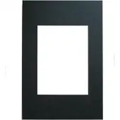Walther design PA040B Passe-partout - Frameformaat 30x40 cm - Formaat afbeelding 20x28 cm - Zwart