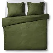 HEMA Dekbedovertrek 200x200/220cm zacht katoen mosgroen (groen)