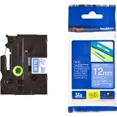 Brother TZe-535 Tape Wit op blauw (12 mm)