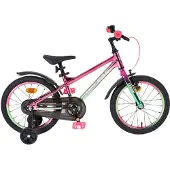Volare Chrome Kinderfiets - Meisjes - 16 inch - Roze Groen