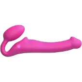 Strap-On-Me - Vibrerende Strapless Strapon - 3 Motoren - Fuchsia Roze