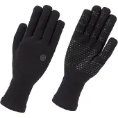 Agu Merino Knit Handschoenen Lange Vingers Essential Waterproof - Zwart - L