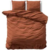 Primaviera Deluxe Dekbedovertrek Satin Brown Satijn-200 x 200 / 220 cm | 2-Persoons