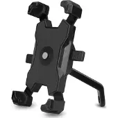 Mobigear Telefoonhouder Motor Spiegel | Klem Zwart