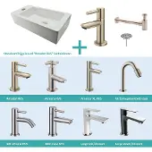Wiesbaden Fonteinpack rhea mini links 36x18x9 cm rvs