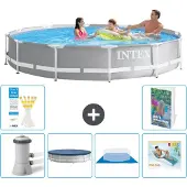 Intex Prism Frame Zwembad, rond - 366x76 cm - 5-delig, model S322