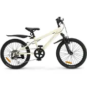 Deryan kinder mountainbike, 20 inch – verstelbaar – crème