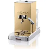 La Piccola espressomachine, met een behuizing van roestvrij staal