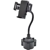 Mobigear Telefoonhouder Auto Bekerhouder | Essentials Klem Verstelbaar Zwart