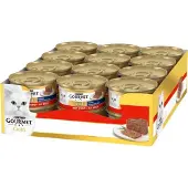 Gourmet 24x Gold - Mousse Rund - Kattenvoer - 85g