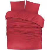 DoubleDry Dekbedovertrek flanel 100% zacht katoen tweepersoons 200x200/220 cm