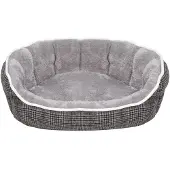 Dripio 2-delige set hondenbedden, lichtgrijs, 75x65x20 cm