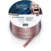 OEHLBACH 302, LS kabel 2x4mm², 20m, transparant