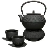 Berghoff Studio Line 9-delige gietijzeren theeset zwart
