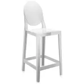 Kartell One More Barstoel Glossy White | 65 cm