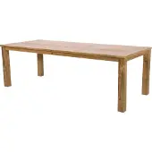 Lesli Living - Eettafel - Gerecycled Teak 240x100x76 cm - Bruin