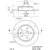 Brembo 08.B357.10 Remschijf
