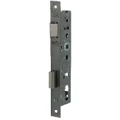 Nemef 9670 E Paniekdeurslot | DM45mm | PC92mm | doorgaande krukgat 8mm | voorplaat RVS 24x245mm rechthoekig | zamac vernikkelde dag- en nachtschoot | DR 1+3/2+4 - 9967507001