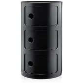 Kartell Componibili Classic Opbergunit Black | 3 doors