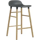 Normann Copenhagen Barstoel Form Barstool 65 cm Oak Green